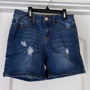 Slightly distressed jeans for small girl size 10